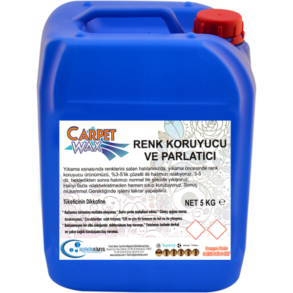 Carpet Wax Renk Koruyucu ve Parlatıcı 5 Kg